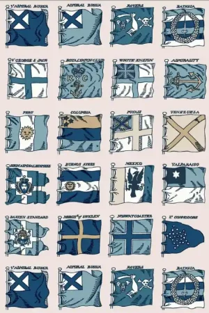 Petit Prix Papier peint Naval Ensigns