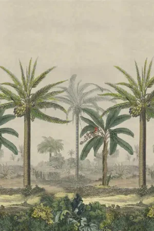 Acheter En Ligne Papier peint panoramique Palm trail Scene 2