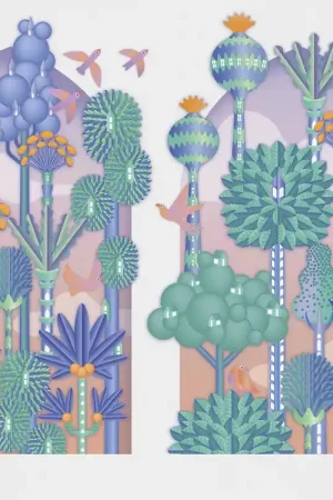 Papier peint panoramique Biophilic Futures 2 Jusqu'à Épuisement Des Stocks