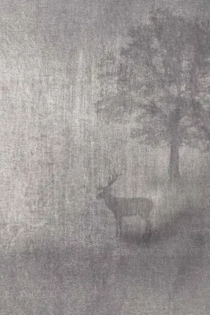 Offre Du Jour Papier peint panoramique Cerf Argent