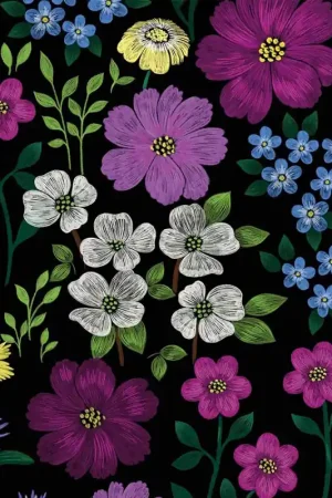 Papier peint panoramique Petites Fleurs des Champs Alix Promotion Saisonnière