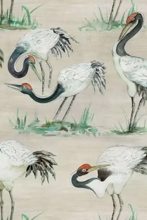 Commande En Gros Papier peint Cranes