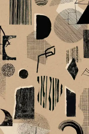 Papier peint Brave Partiture Pas Cher