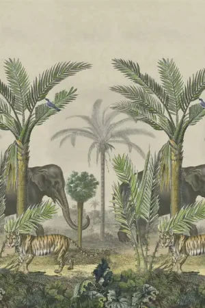 Papier peint panoramique Palm trail Scene 1 Super Prix