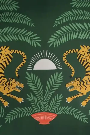 Papier peint panoramique Tigers & Plants Top Vente