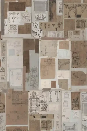 Papier peint panoramique The Sketch Book Offre Du Jour