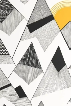 Bon Plan Papier peint Mountains II