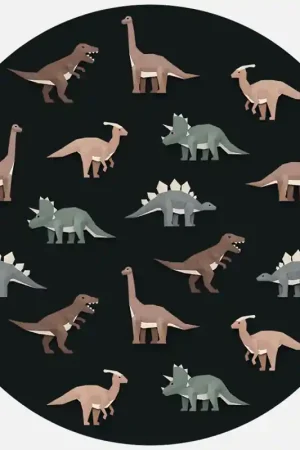 Papier peint Circle Dinosaur Prix Promo