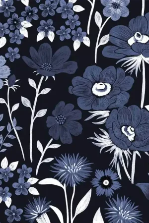 Papier peint panoramique Fleurs des Champs Luna Expédition Rapide