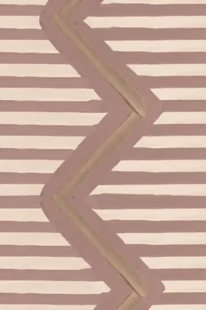 Prix Promo Papier peint Ikat Uz Zigzag