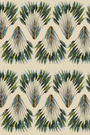Papier peint Madagascar Travellers Wavy Palm Produit De Marque