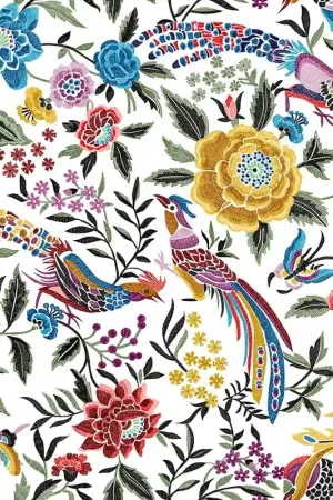 Pas Cher Papier peint Oriental Garden Ricamo