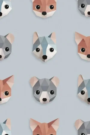Nouvelle Collection Papier peint Forest Animals