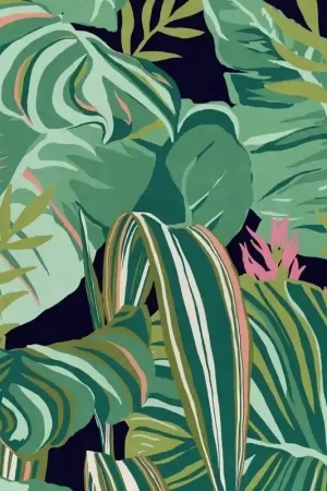Dernier Modèle Papier peint panoramique Tropical Foliage
