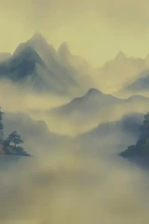 Papier peint panoramique Huangshan Satisfait Ou Remboursé