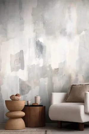 Papier peint panoramique intissé artéfact gris 159 x 280 cm Certifié