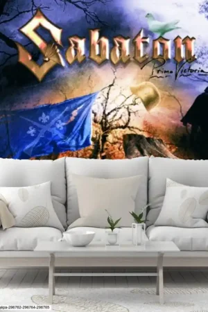 Offre Spéciale Papier peint panoramique intissé Sabaton - Primo Victoria 212 x 212 cm