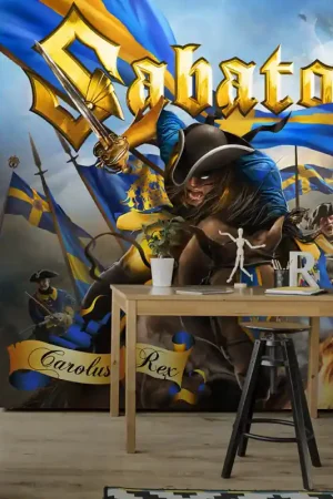Papier peint panoramique intissé Sabaton - Carolus Rex 212 x 212 cm Prix Réduit
