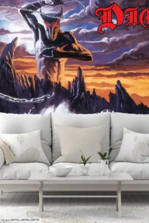 Papier peint panoramique intissé Dio - Holy Diver 250 x 250 cm Usine Directe