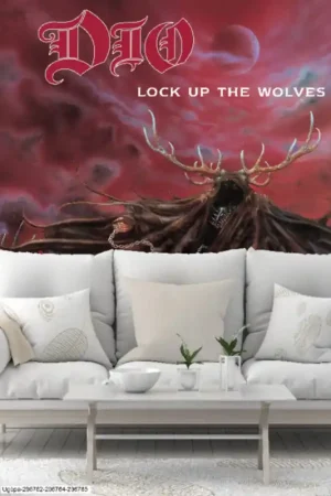 Papier peint panoramique intissé Dio - Lock up the Wolves 250 x 250 cm Prix Bas
