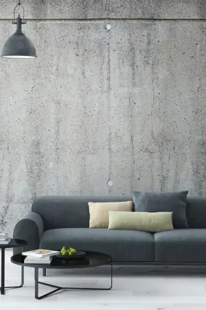 Papier peint panoramique Les Bétons Décoffré Gris Clair 159 x 280 cm AS Creation Quantité Limitée