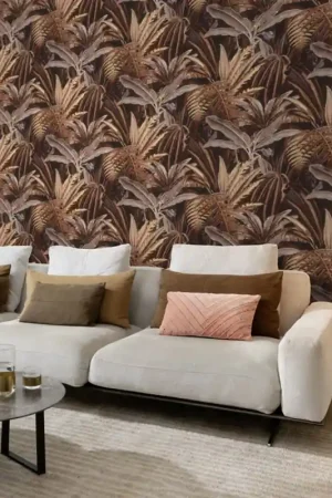 Papier peint intissé inga marron 53 x 1005 cm RASCH Offre Exclusive