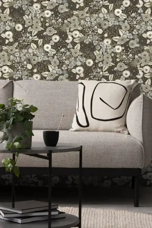 Authentique Papier peint intissé dahlia 53 x 1005 cm RASCH