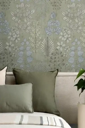 Dernier Modèle Papier Peint Intissé Athyrium Vert AS Création