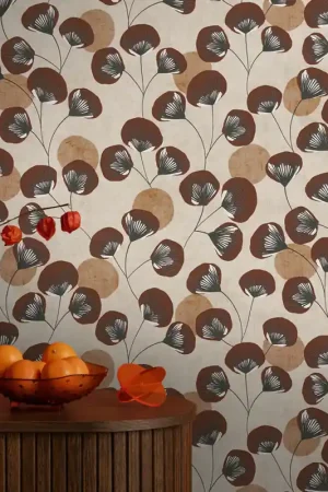 Papier Peint Intissé Aster Bordeaux AS Création Prix Promo