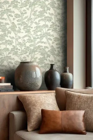 Papier Peint Intissé Zen Lichen AS Création Retour Gratuit