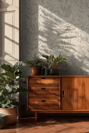 Papier Peint Intissé Herbier Nature AS Création Pas Cher
