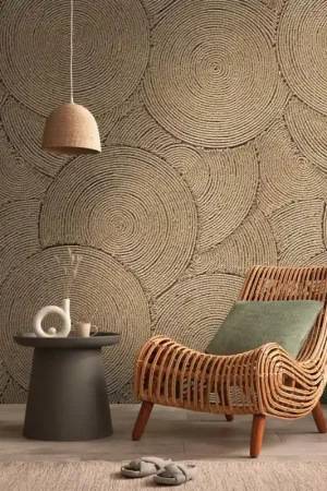 Papier Peint Panoramique 3D Osier AS Création Petit Prix