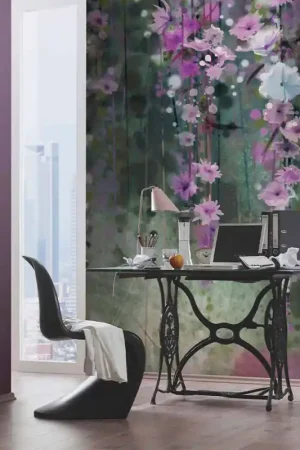 Papier peint panoramique intissé primavera floral L 150 x H 270 cm ERISMANN Petit Prix