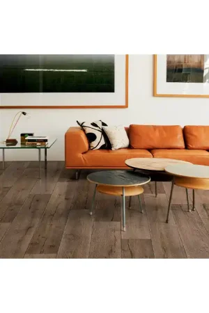 Sol PVC en rouleau chêne brun largeur 4 m ep. 2.60 mm passage très intensif Promotion Saisonnière