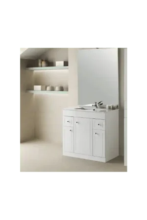 Ensemble meuble de salle de bain Roma 80 cm blanc JUMAR Offre Spéciale