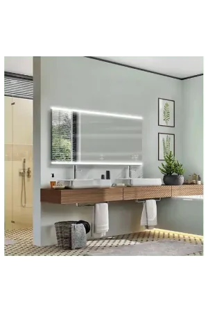 Soldes Miroir connecté LED BROADWAY 120x70CM MP GLASS