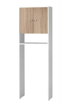 Colonne WC fintion chêne clair, Hauteur 200 cm x Largeur 63 cm x Profondeur 30 cm RBaccess Expédié Aujourd'hui