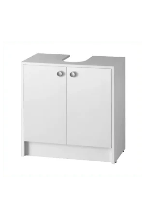 Soldes Meuble sous lavabo blanc, Hauteur 62 cm x Largeur 60 cm x Profondeur 30 cm RBaccess