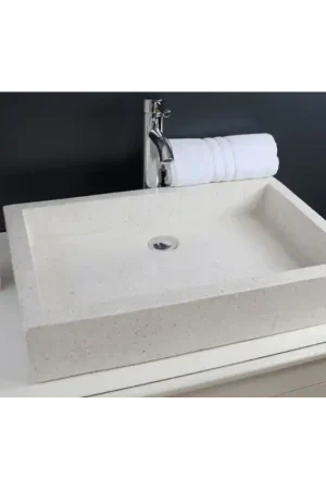 Livraison Express VASQUE TERRAZZO PIERRE 40X60 CM AYOR
