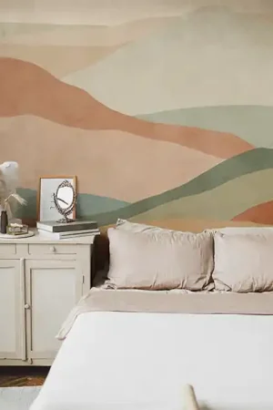 Offre Limitée Papier peint graphique – Dunes à l’horizon