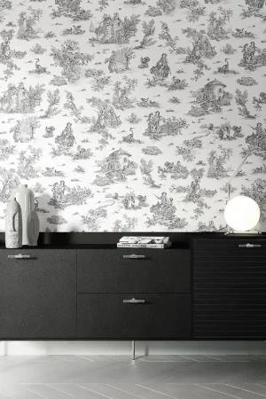 Nouvelle Collection Papier peint toile de jouy