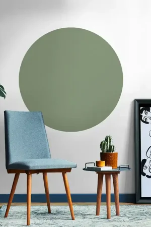Offre Spéciale Papier Peint Adhésif Cercle - Vert Doux