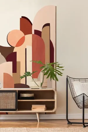 Vente Directe Papier peint unis - orangé