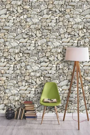 Papier peint mur de pierres Cigales Offre Spéciale