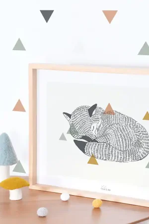 Papier Peint Géométrique Triangles Expédié Aujourd'hui
