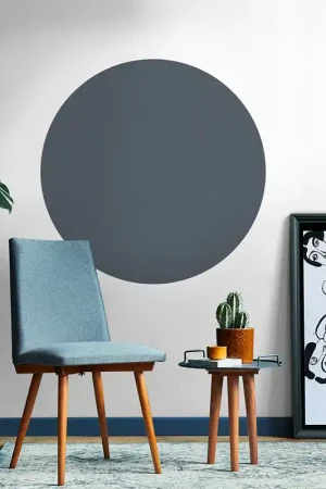 Acheter En Ligne Papier Peint Adhésif Cercle - Gris