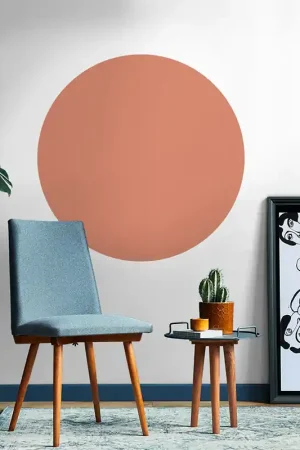 Meilleure Vente Papier Peint Adhésif Cercle - Corail