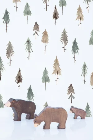 Papier peint nature - Pine Wood Solde