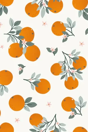 Must-Have Papier peint nature - Tangerine
