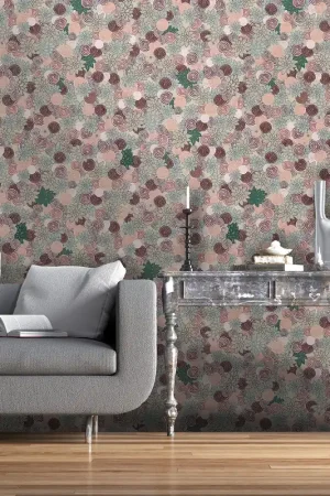 Prix Cassé Papier Peint Fleurs à la folie V2
